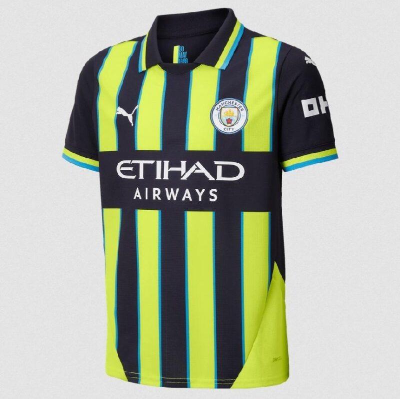 Manchester City Away Jersey 2024    Boys