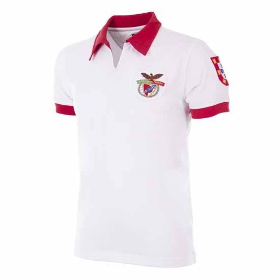 Benfica 1968 Away Retro Football Shirt   Stock