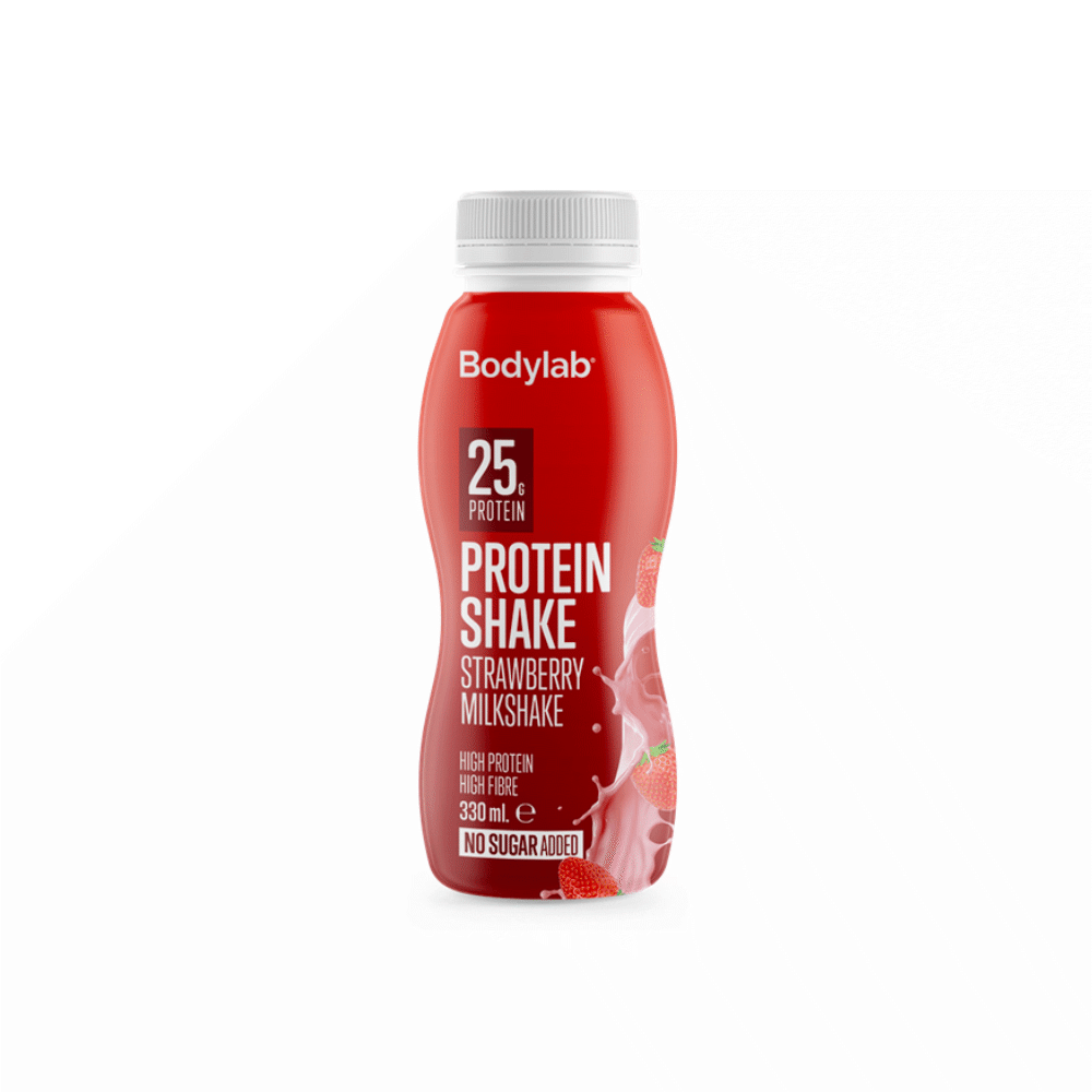 Bodylab Protein Shake  330ml    Strawberry Milkshake     Bedst