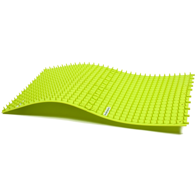 Akupressur- Sømmåtte Til Ryg  Medium Lys Grøn