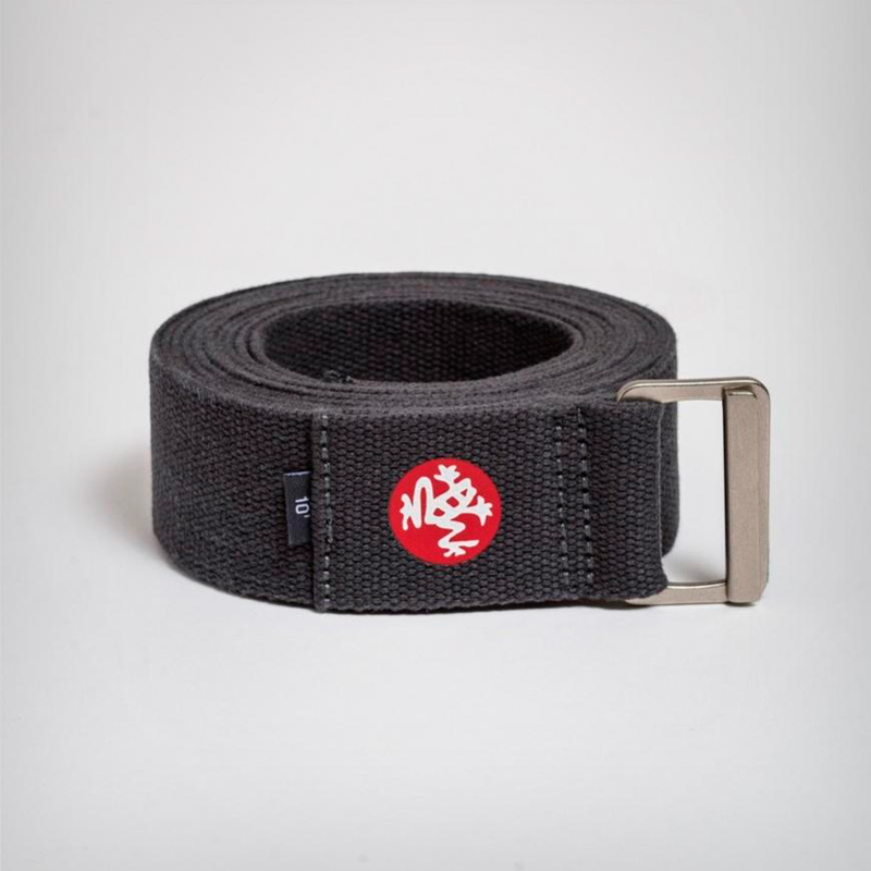 Align Bomuld Yoga Bælte  Thunder 244x4 Cm