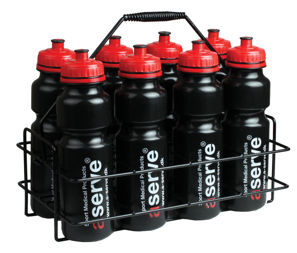 Aserve Flaskeholder Metal  Inkl    Flasker