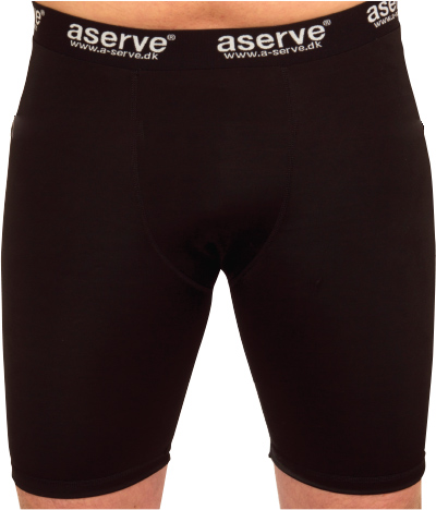 Aserve Kompressionsshorts Hvid Medium