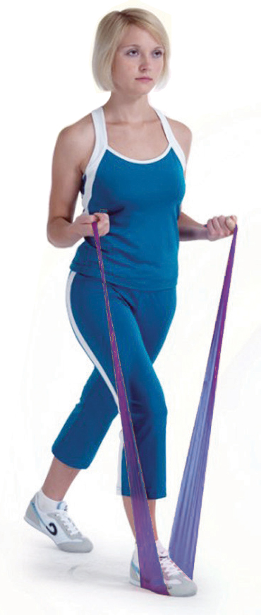 Aserve Latexfri Træningselastik Super Heavy Violet   5m