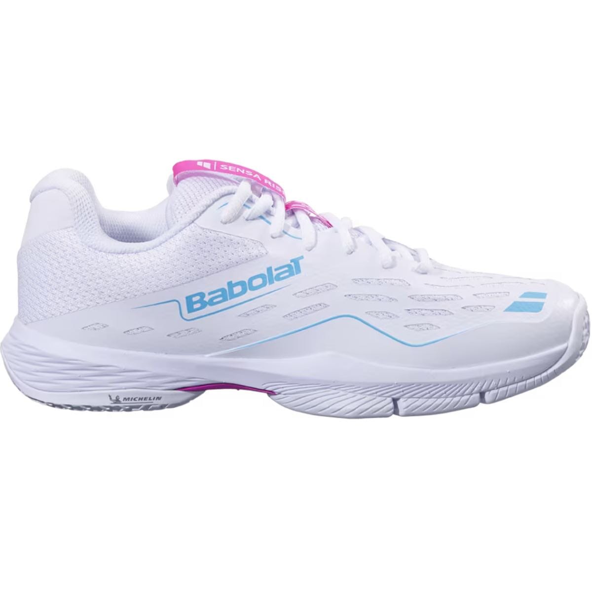 Babolat Sensa Rise Woman White Rhodamine Red