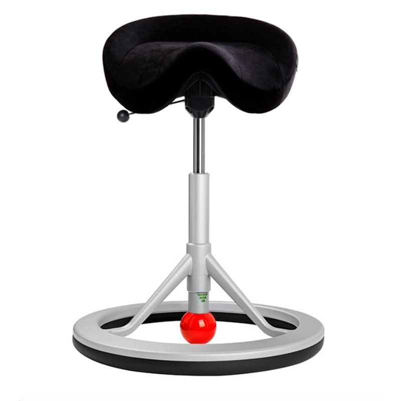 Backapp Alcantara  Sort Sølvgrå Rød Bold