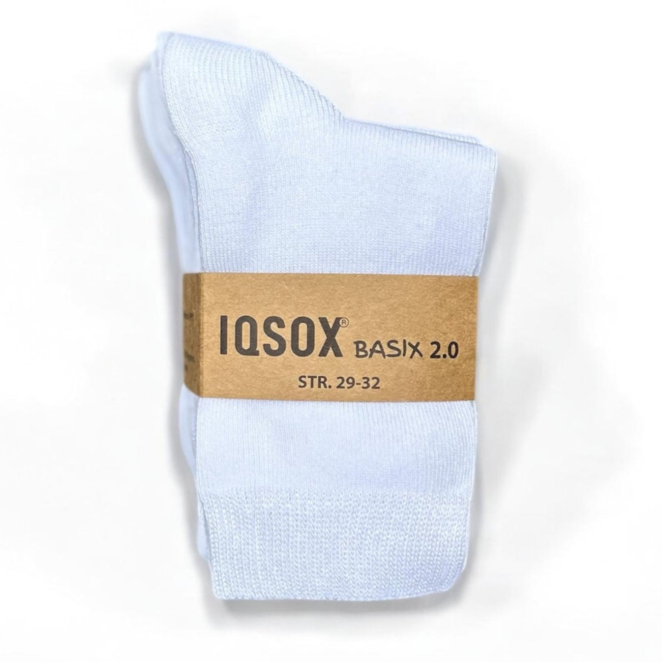 Bambus Børnesokker Hvid    Par  Hvid Str  29-32