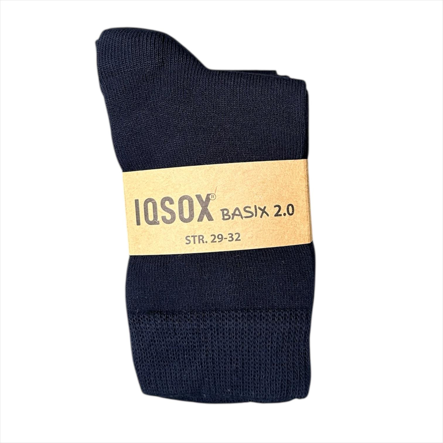 Bambus Børnesokker Marineblå    Par  Str  29-32