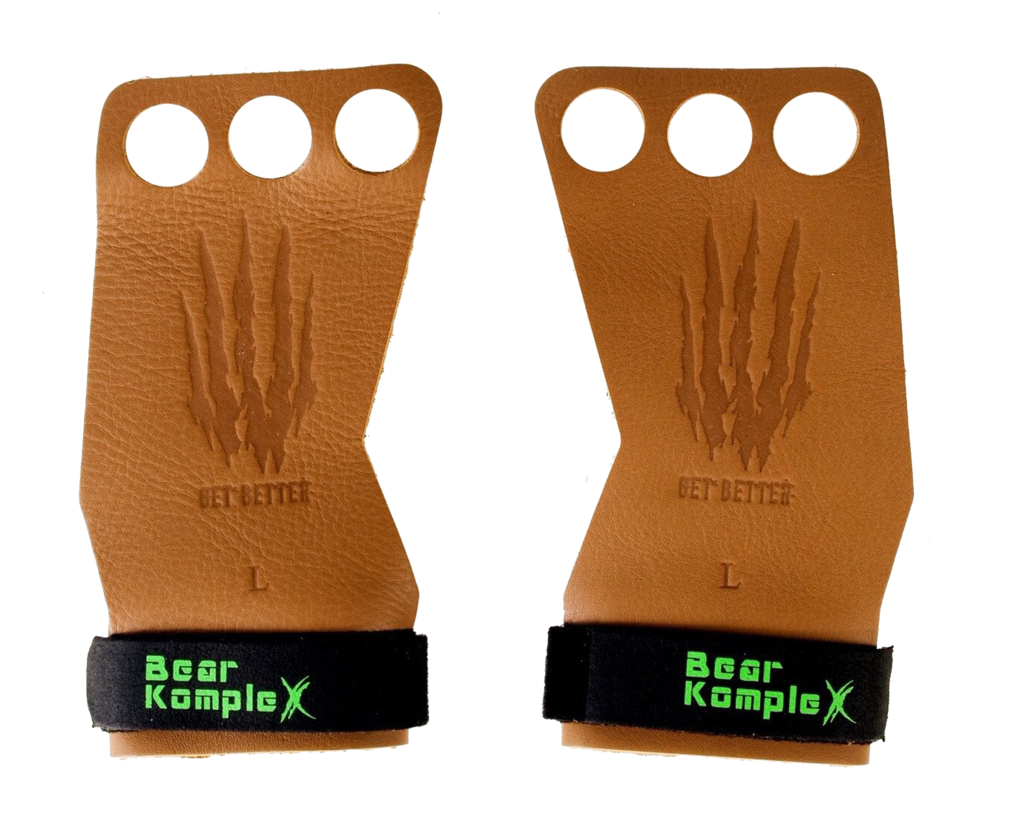 Bear Komplex Læder Grips Tan   Hole Str