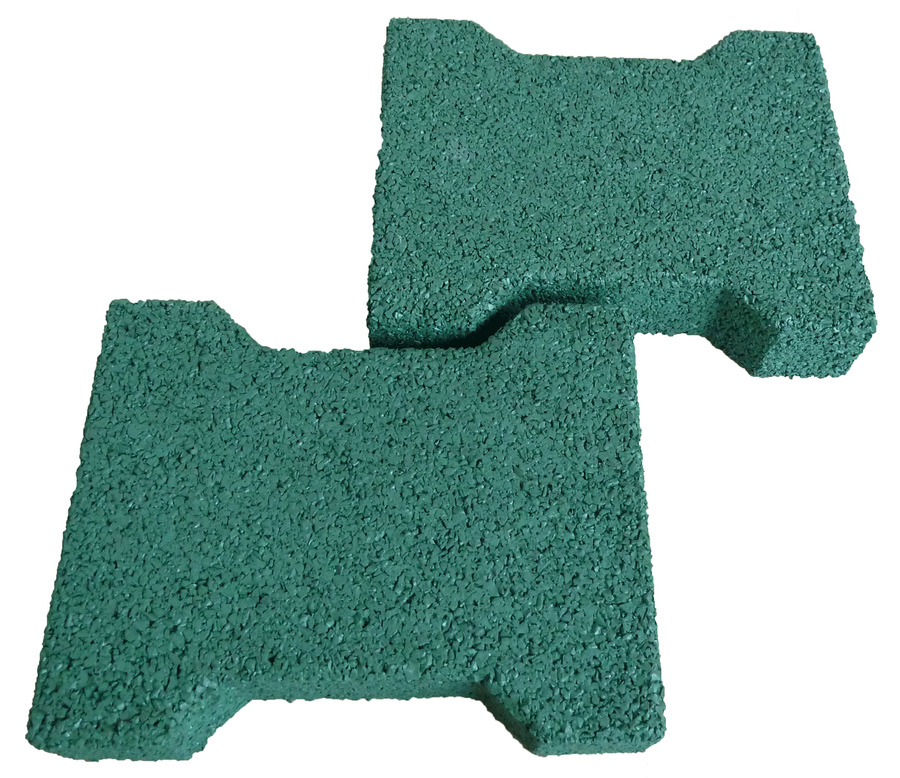 Ergofloor Ergopave  -link Equine Gummifliser Grøn