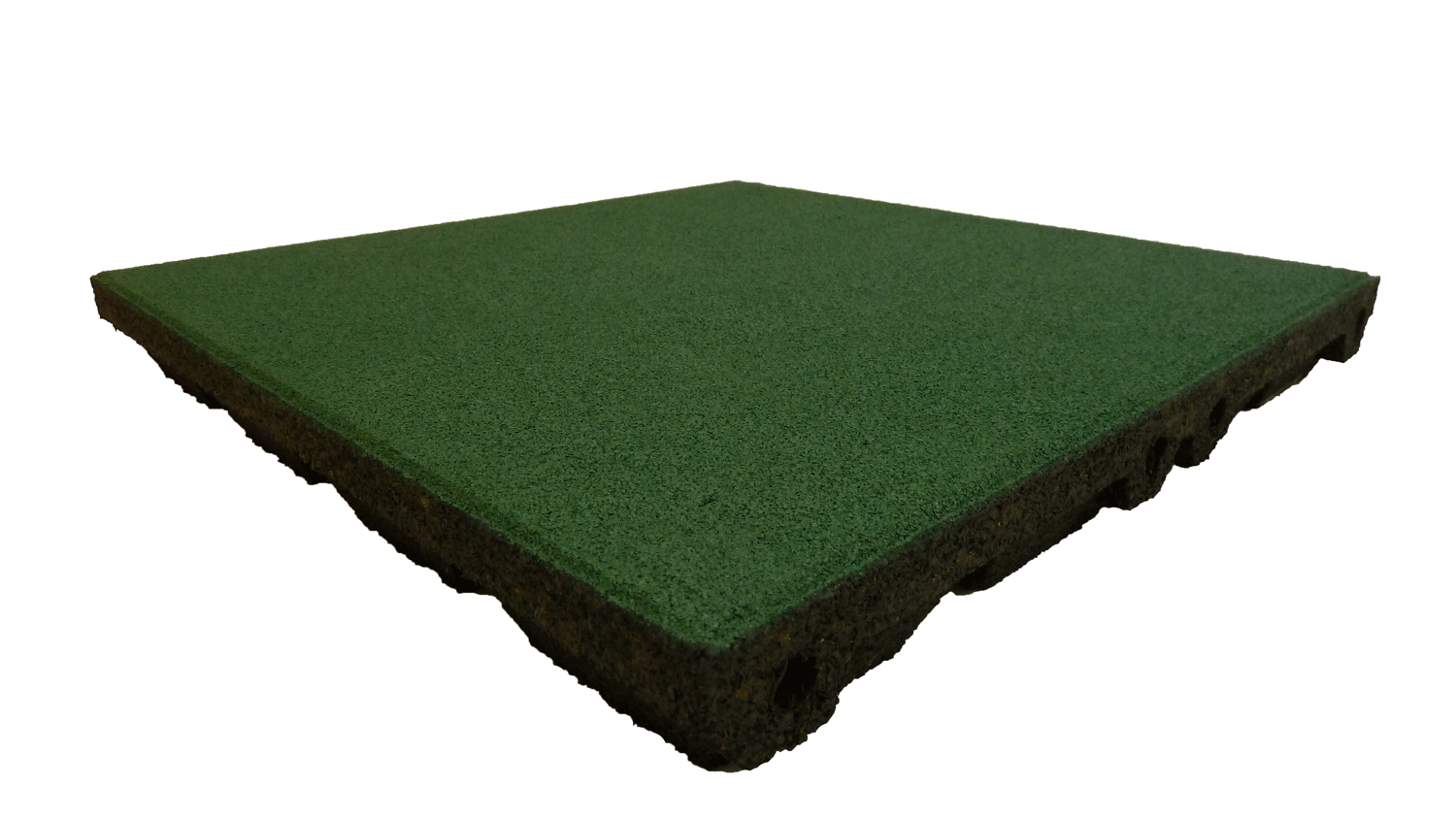 Ergofloor Ergoplay Impact Gummifliser   Faldunderlag 500x500x45 Mm Grøn