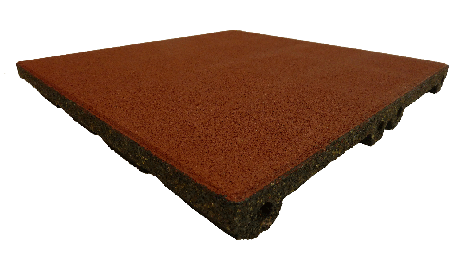 Ergofloor Ergoplay Impact Gummifliser   Faldunderlag 500x500x75 Mm Rød