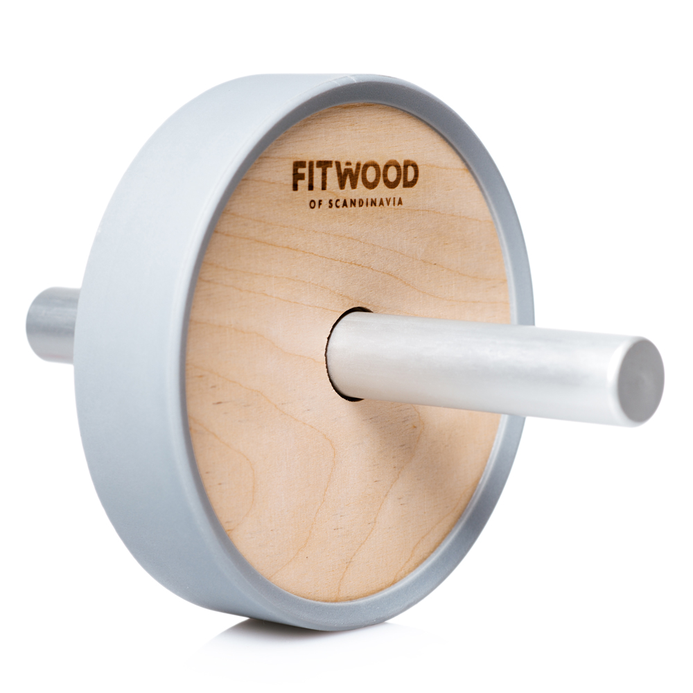 Fitwood Kivi Ab Wheel Træ   Grå Alu  Håndtag   Grå Ring