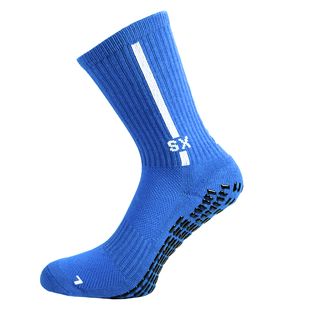 Grip Socks     Blå Large  45-48