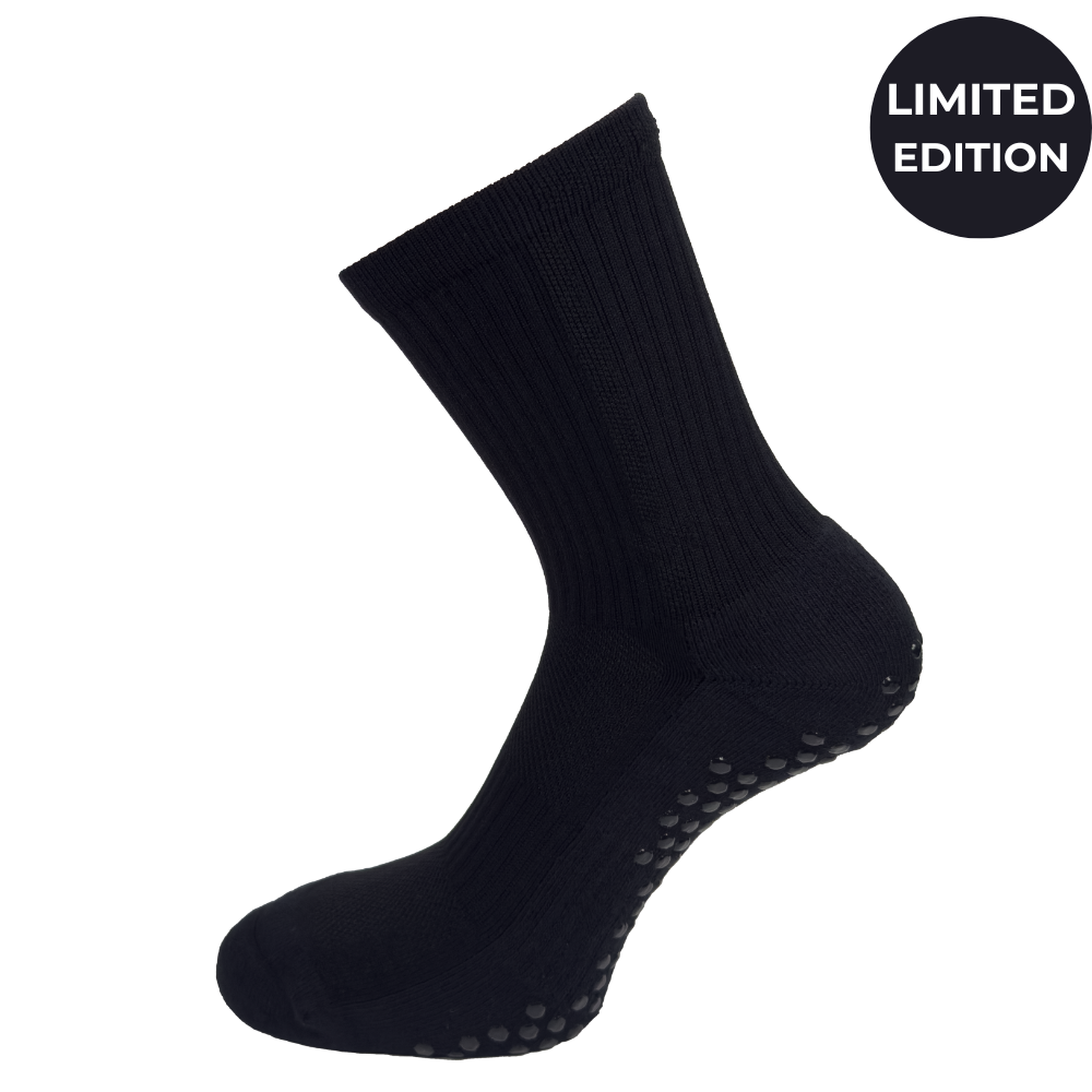 Grip Socks Gripfit All Black Str  32-35