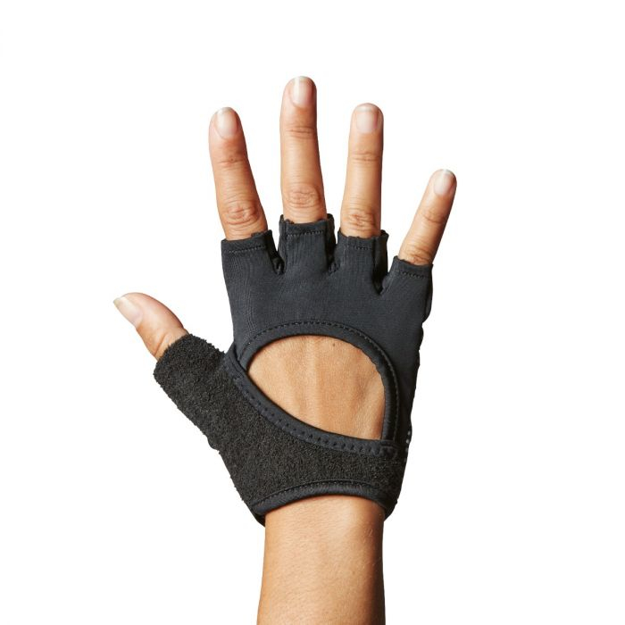 Half Finger Grip Gloves Tavi Noir Sort