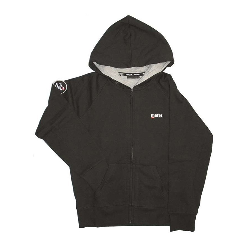 Hooded Sweater Med Lynlås Mand