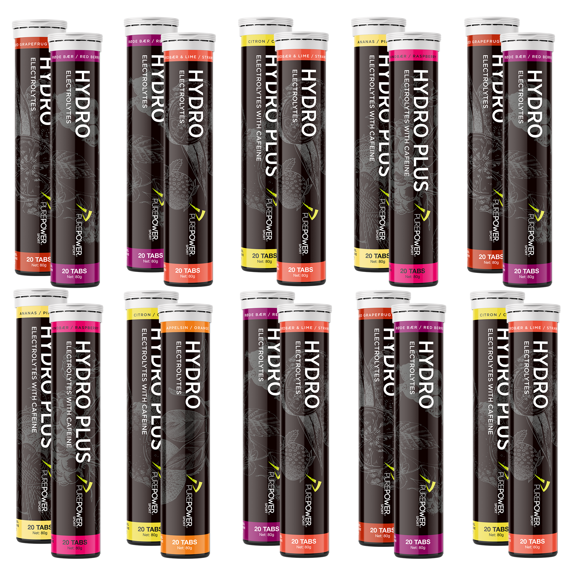 Hydro Tab Elektrolytter Mix 20