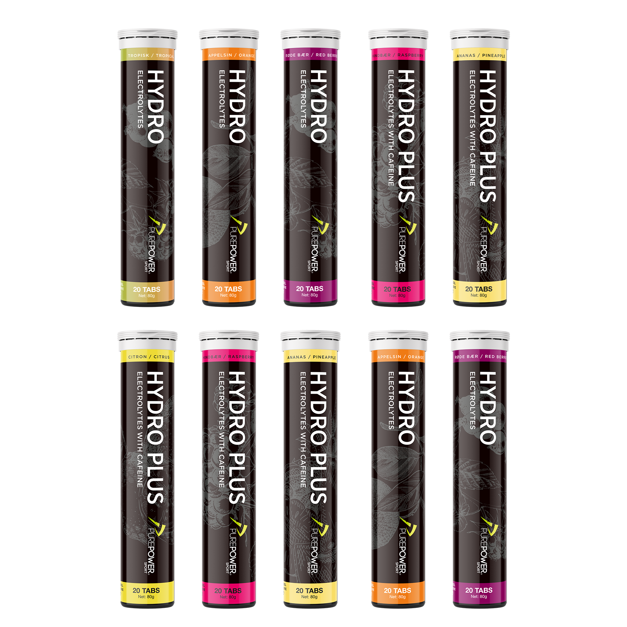 Hydro Tab Elektrolytter Mix 10