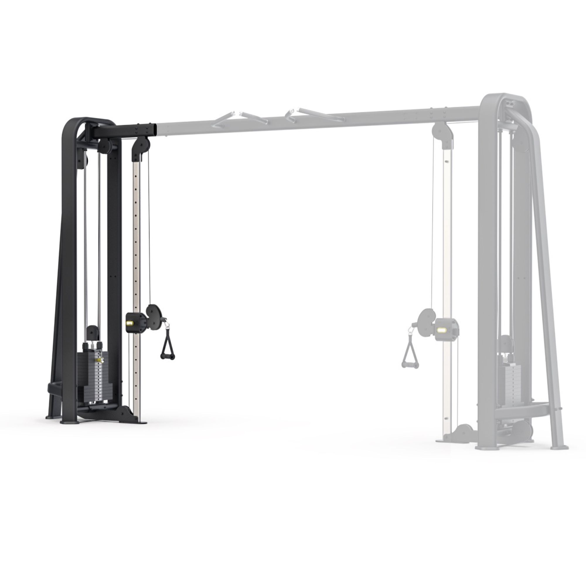 Intenza Cms Adjustable Pulley Station Matblack