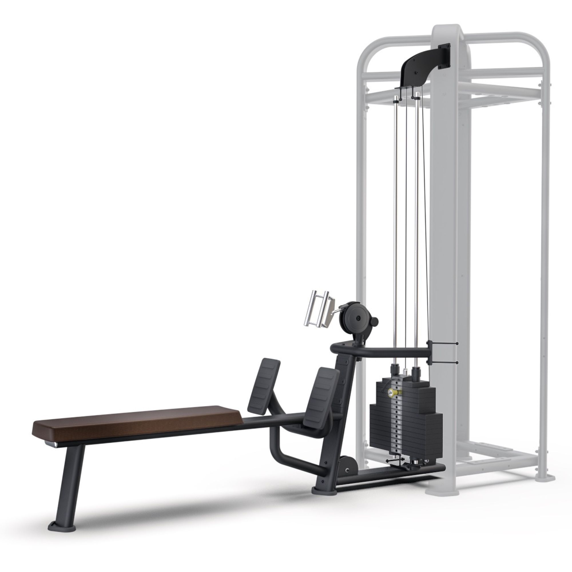 Intenza Cms Seated Row Matblack