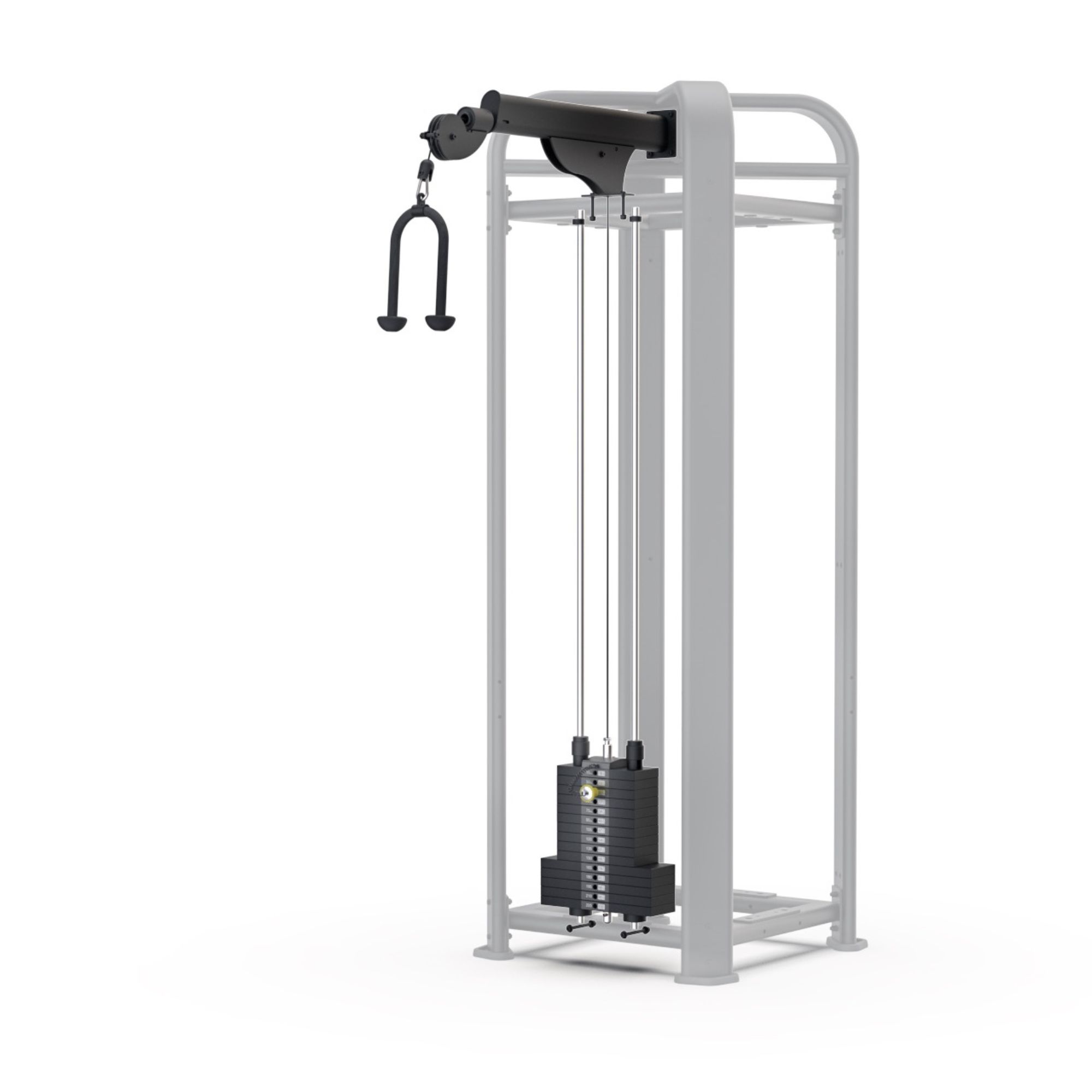 Intenza Cms Triceps Push Down Matblack