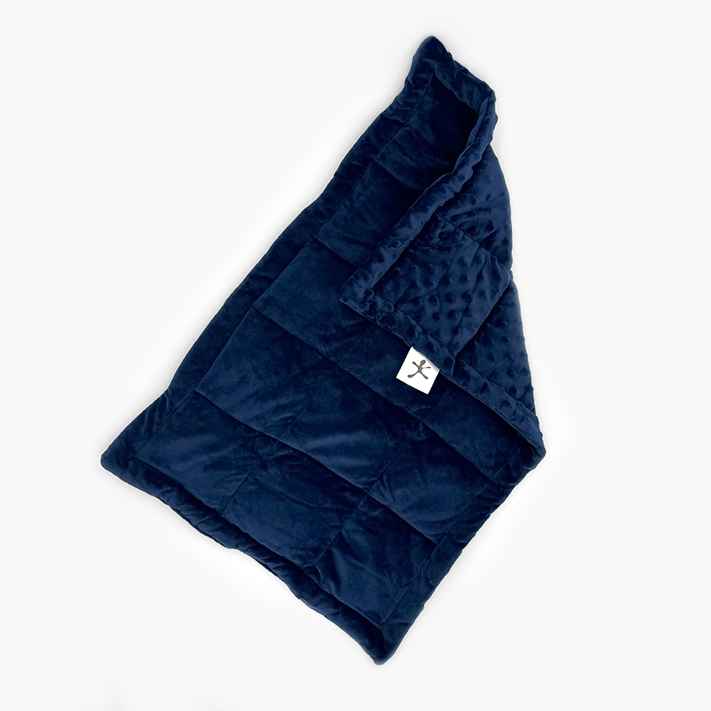 Lap Pad Vægttæppe Til Sansestimulering  Blå