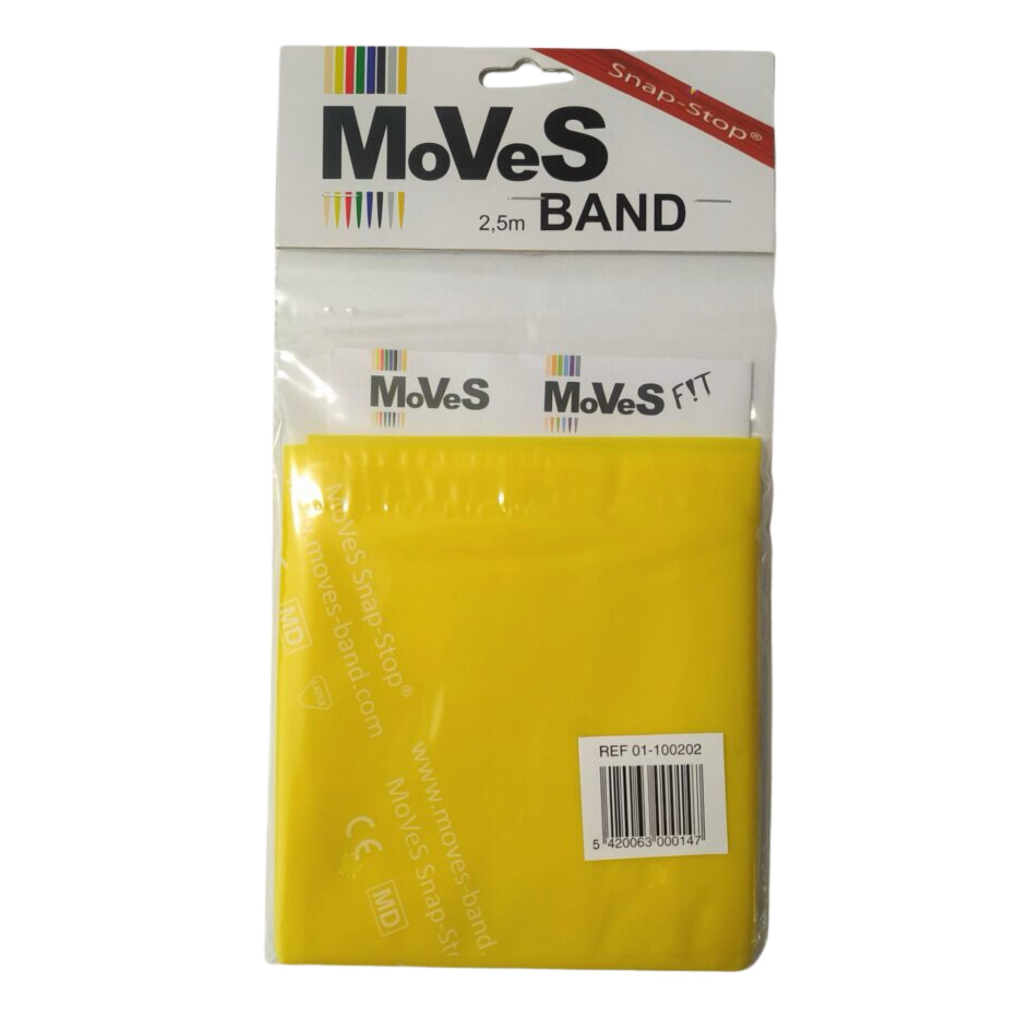 Msd-band Flad Træningselastik Light       Gul  10 Stk