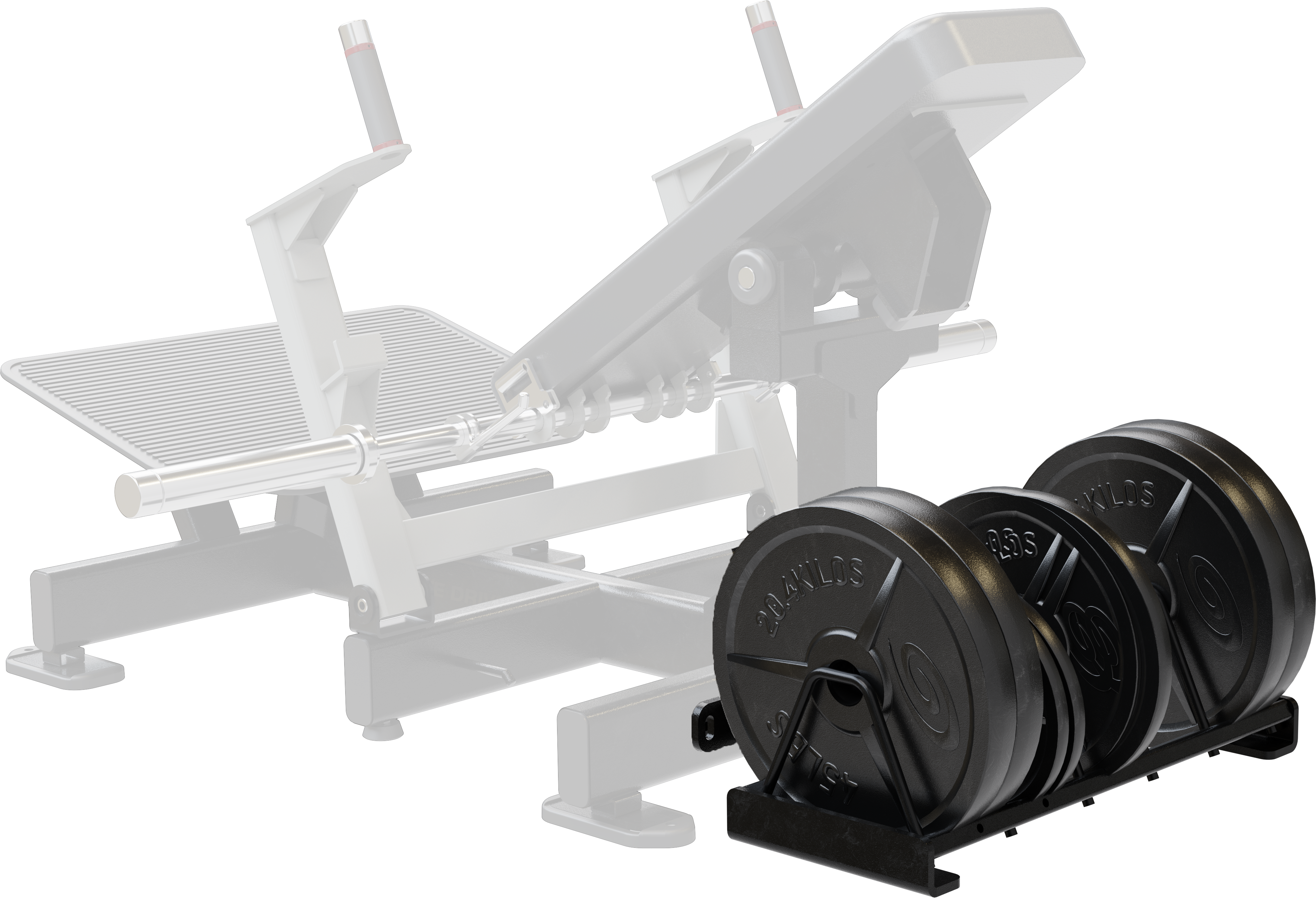 Nautilus Glute Drive Opbevaring Til Vægtskiver