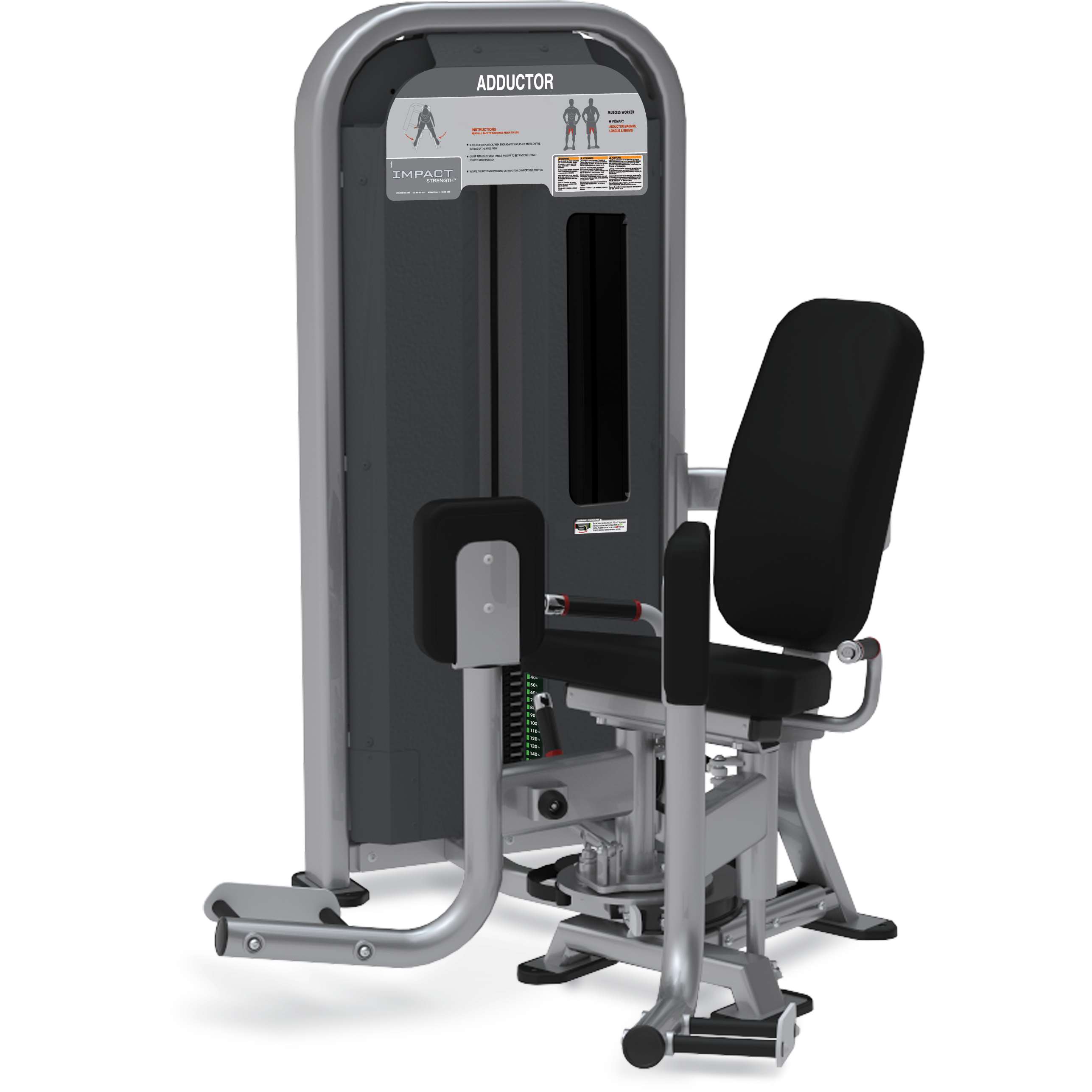 Nautilus Impact Adductor Sølv