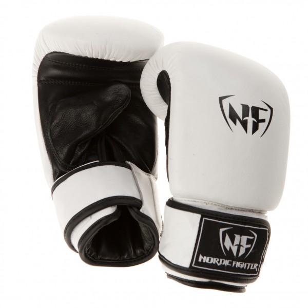 Nordic Fighter Bag Gloves Sandsækhandsker Hvid Læder  -large