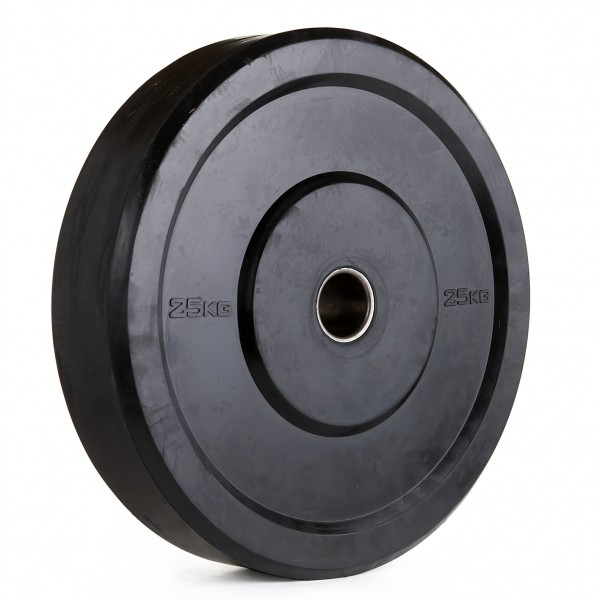 Nordic Fighter Sort Bumper Vægtskiver 25kg   50mm    Stk