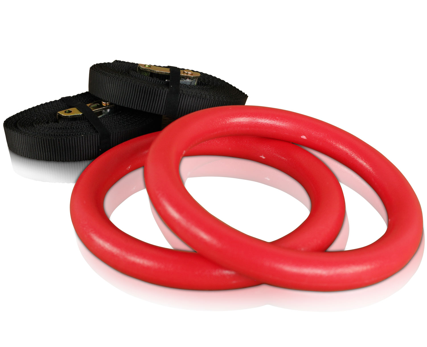 Odin Crossfit Abs Gymnastikringe Plast Rød