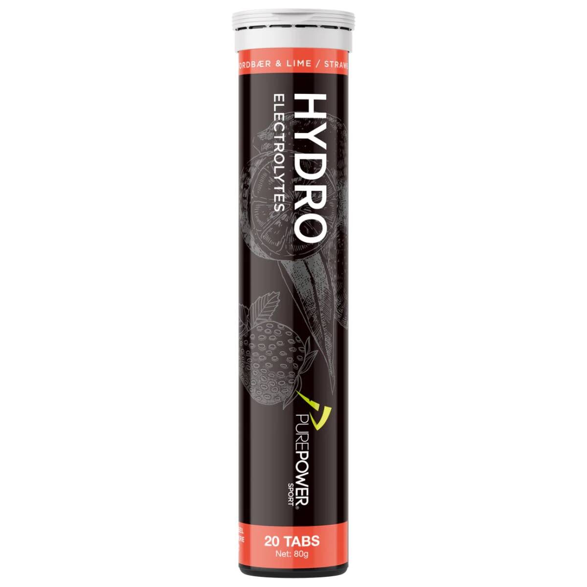 Purepower Hydro Jordbær Lime 20 Tabs