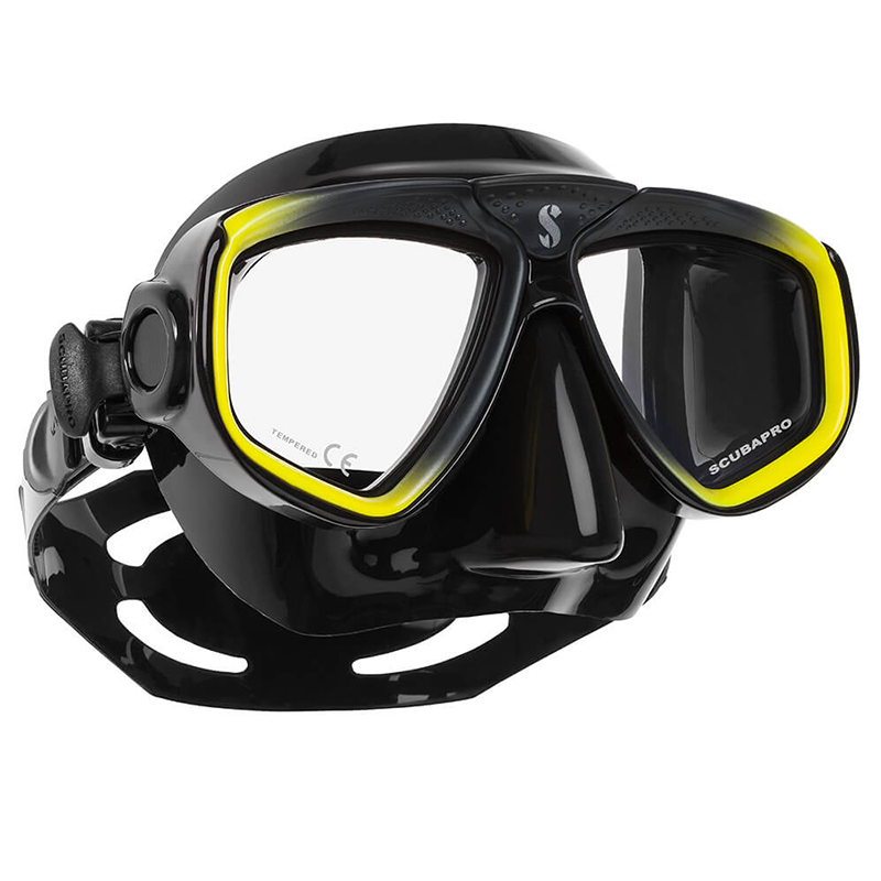Scubapro Dykkermaske Zoom Evo Gul Sort