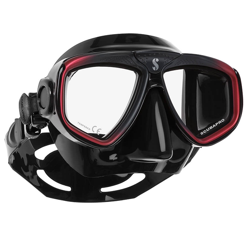 Scubapro Dykkermaske Zoom Evo Rød Sort