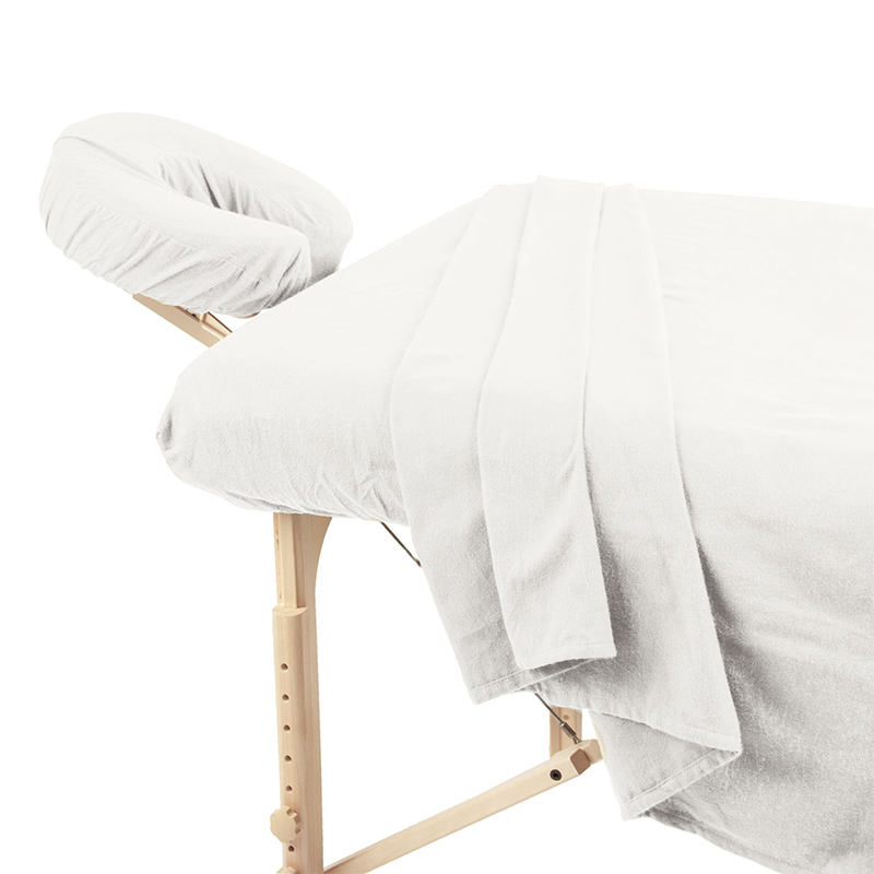 Taoline Lux Flonel Lagensæt  Hvid