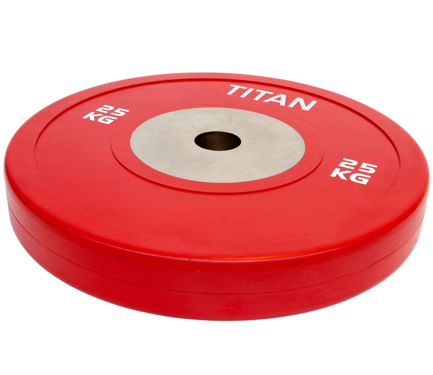 Titan Box Elite Bumper Plate Vægtskive 25kg