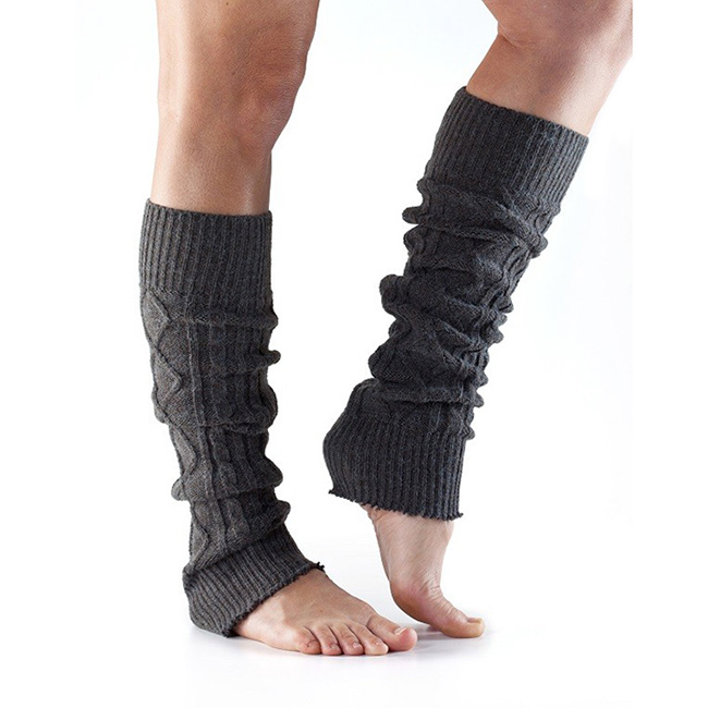 Toesox Legwarmers Knee High  Mørkgrå