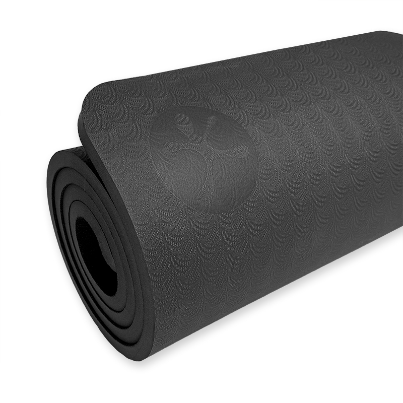 Træningsmåtte Sort Tpe       61   183 Cm