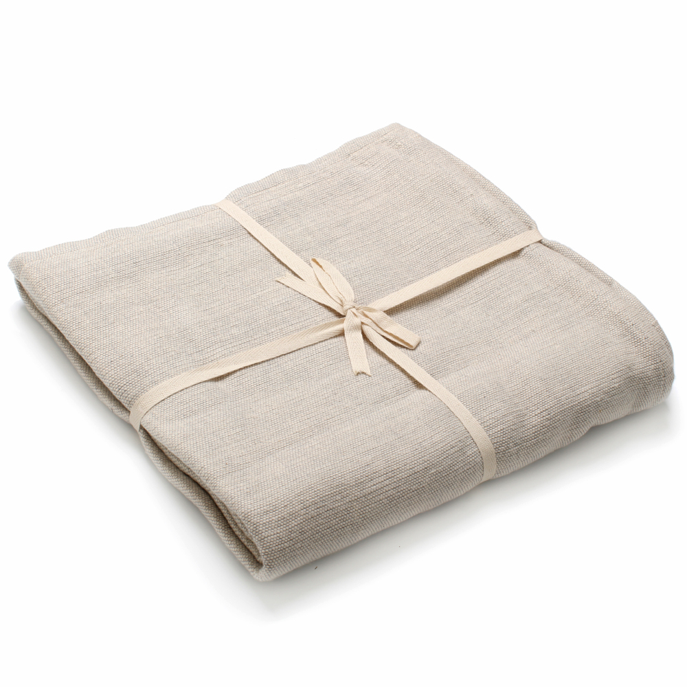 økologisk Yogatæppe  Asana  Lysegrå