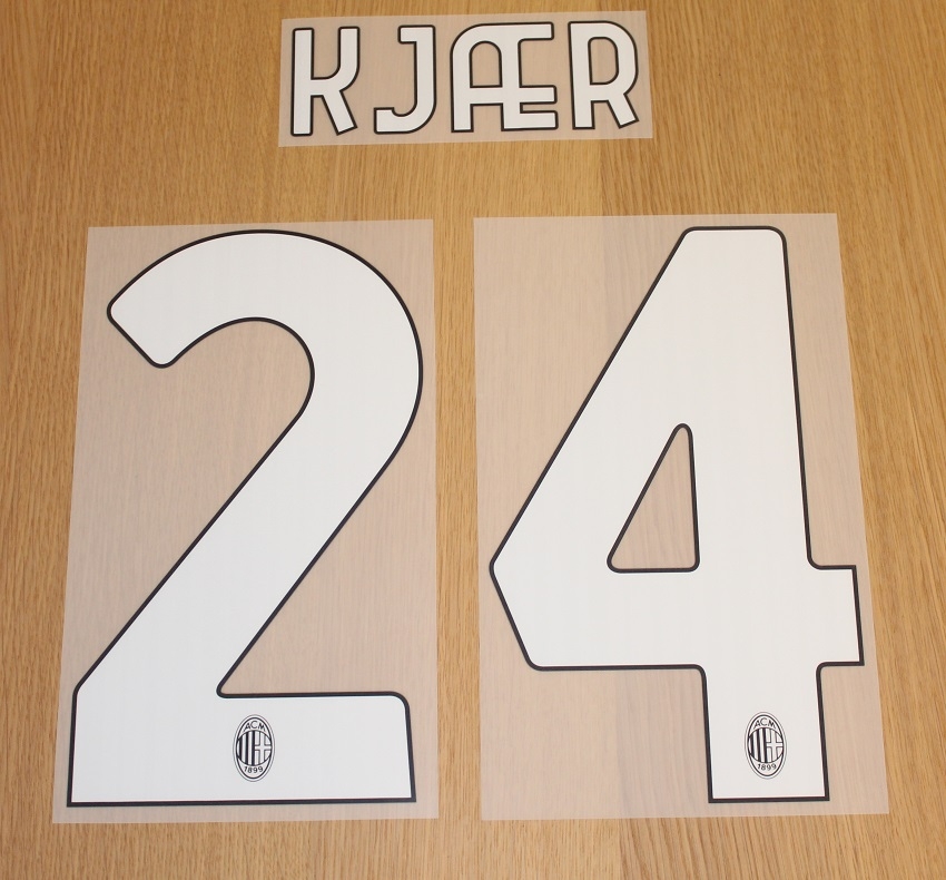 Ac Milan Home Print 2021 22 Kjær 24-adult