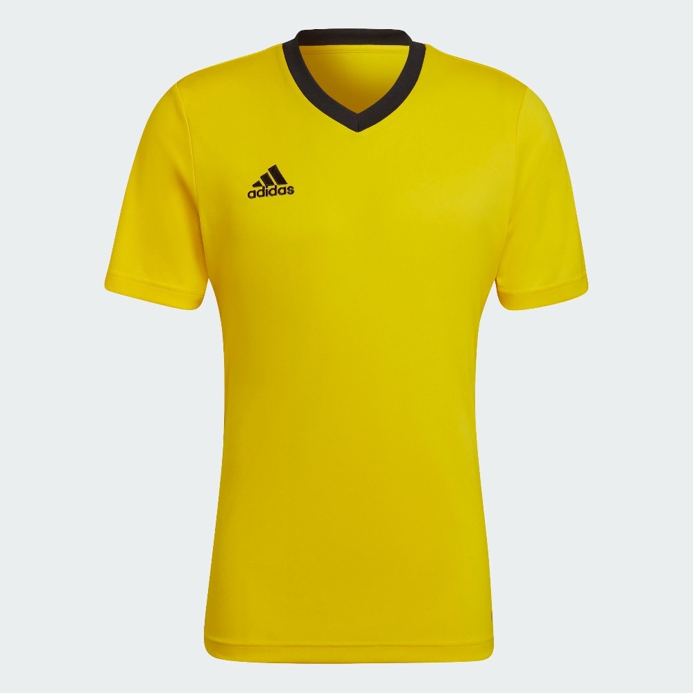 Adidas Entrada 22 Jersey Yellow Mens-