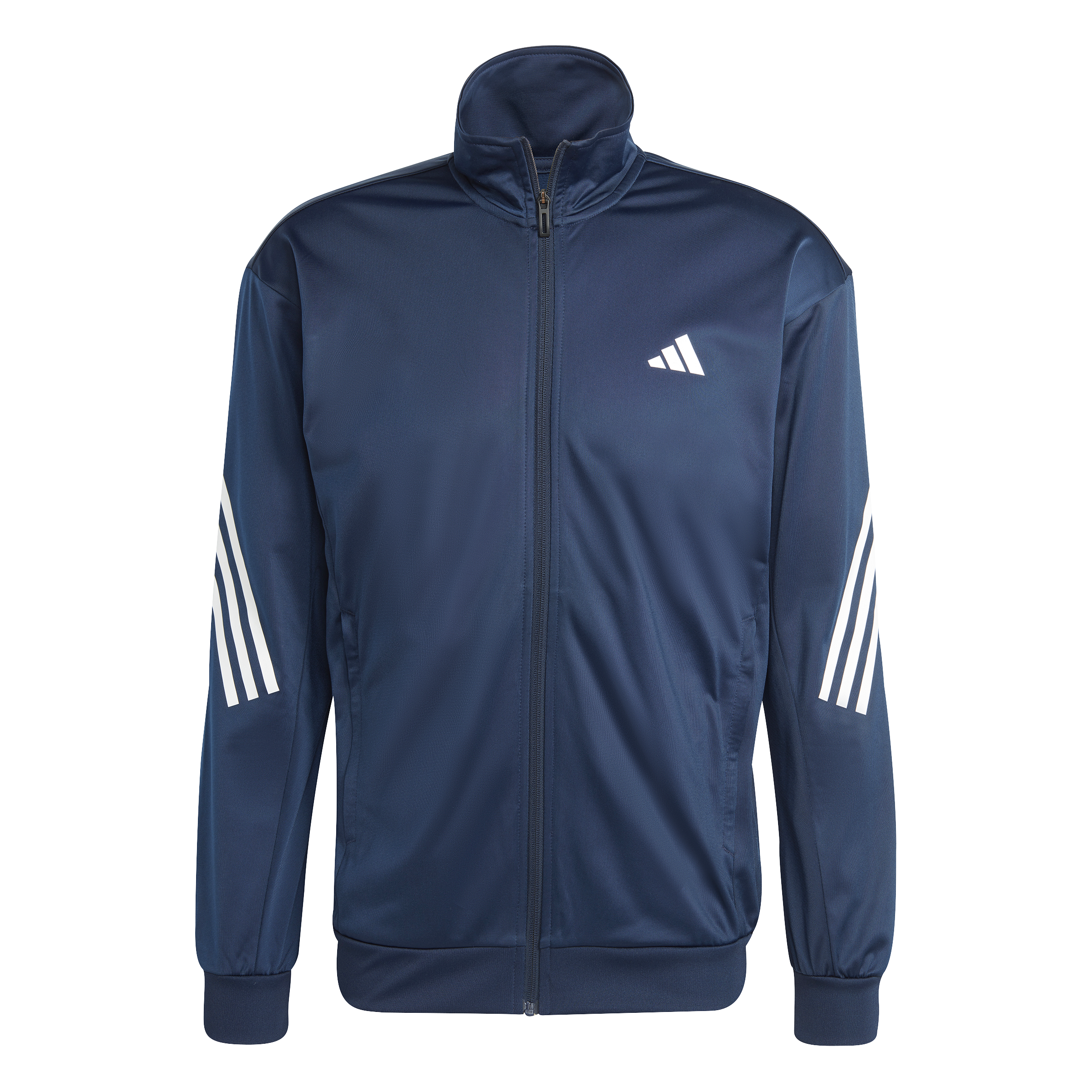 Adidas  -stripe Knitted Jacket  Navy