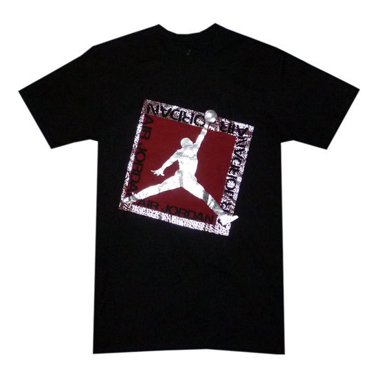 Air Jordan Shine On  -shirt Sort-rød-