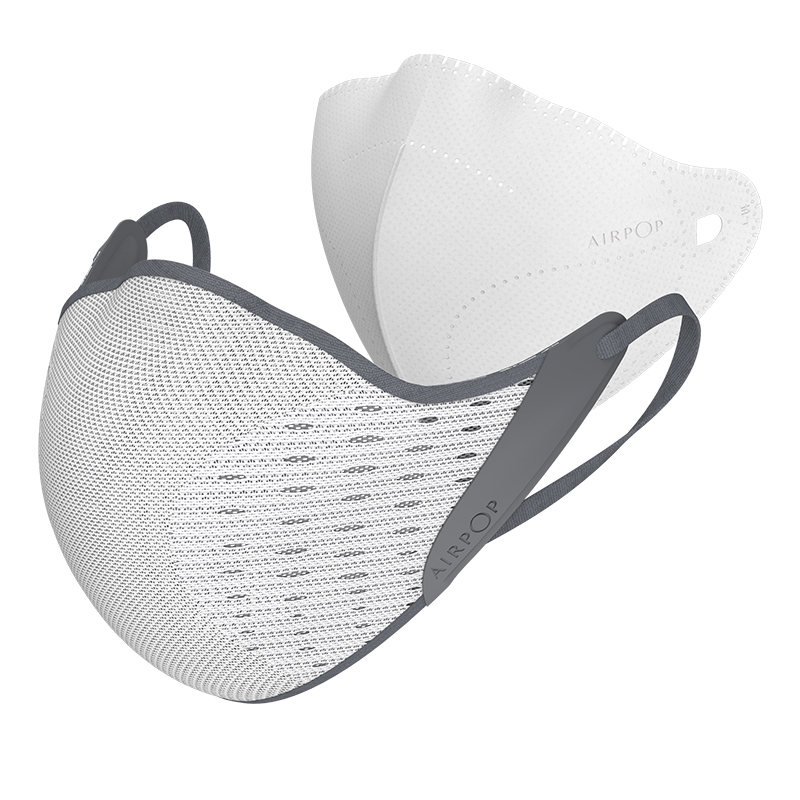 Airpop Active Sport Mundbind  Grå Hvid