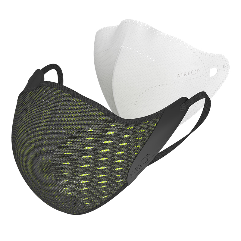 Airpop Active Sport Mundbind  Sort Grøn