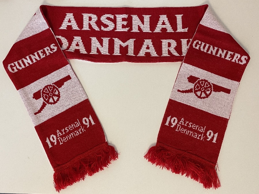 Arsenal Denmark Jacquard Knit Scarf Red-one-size