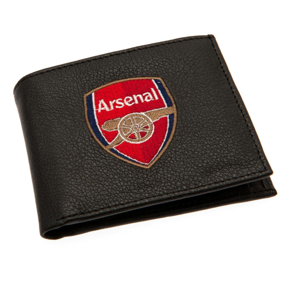 Arsenal Fc Broderet Pung Sort