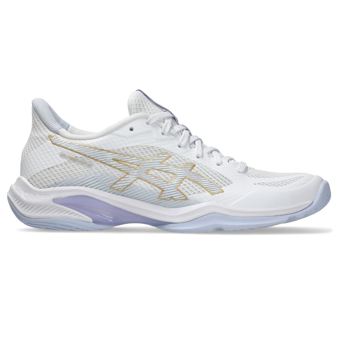 Asics Blade Ff   Women White Blue Fade